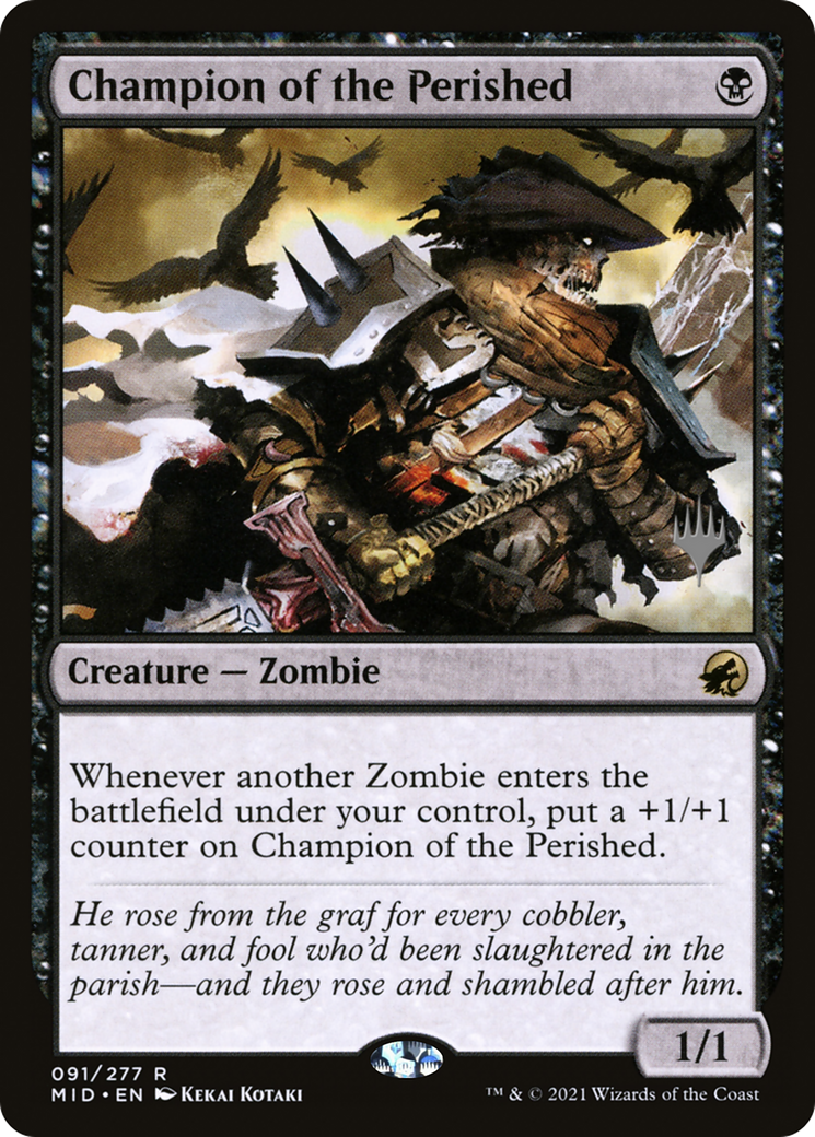 Champion of the Perished (Promo Pack) [Innistrad: Midnight Hunt Promos]