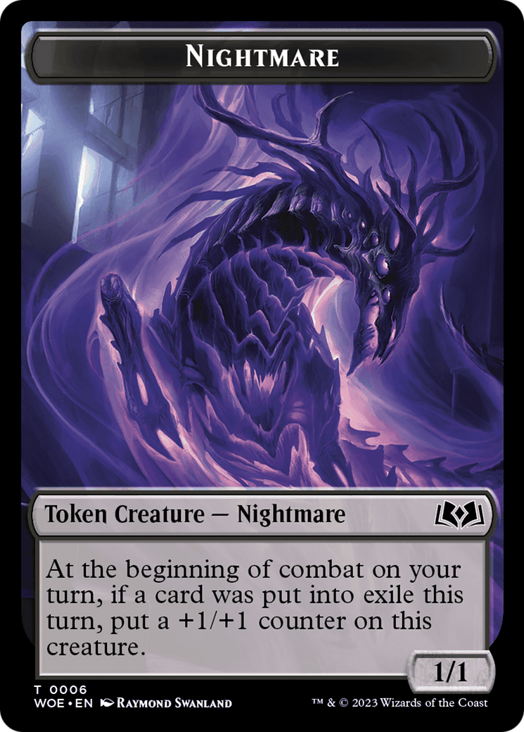 Nightmare (TWOE-006) - Wilds of Eldraine Tokens