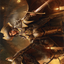 Seasoned Cathar // Seasoned Cathar (AMID-012) - Midnight Hunt Art Series (Borderless) Foil