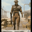 Settlement // Human Soldier Double-Sided Token [Fallout Tokens]