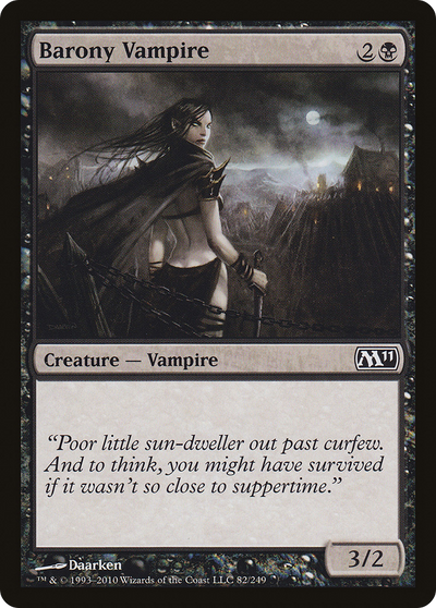 Barony Vampire (M11-082) - Magic 2011