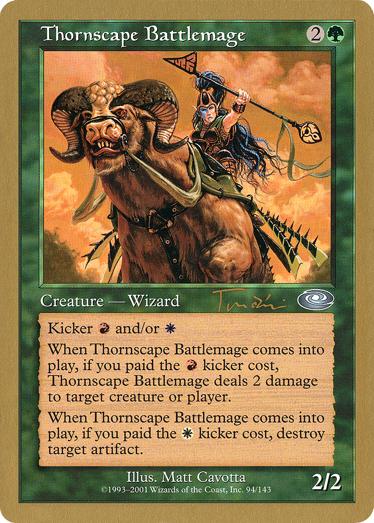 Thornscape Battlemage (Jan Tomcani) [World Championship Decks 2001]