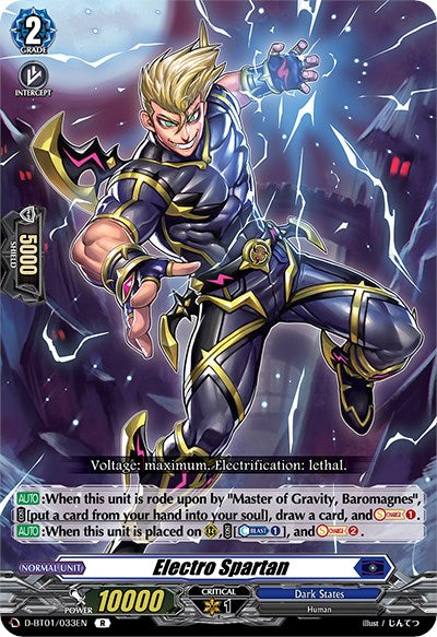 Electro Spartan (D-BT01/033EN) [Genesis of the Five Greats]