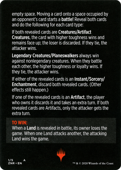 Base Race // Base Race (cont'd) (MZNR-001) - Zendikar Rising Minigames