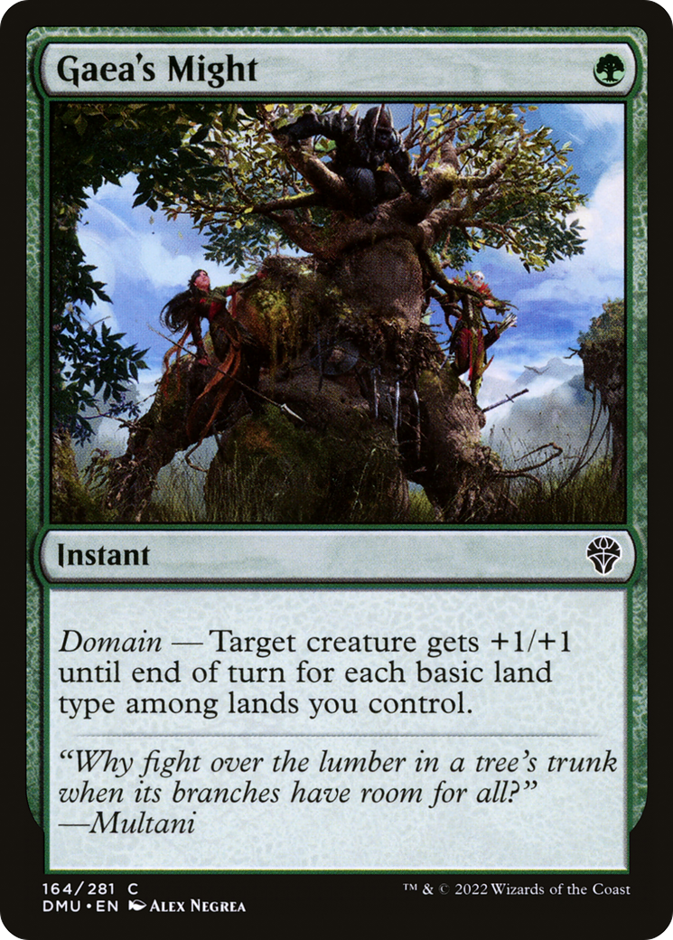 Gaea's Might [Dominaria United]