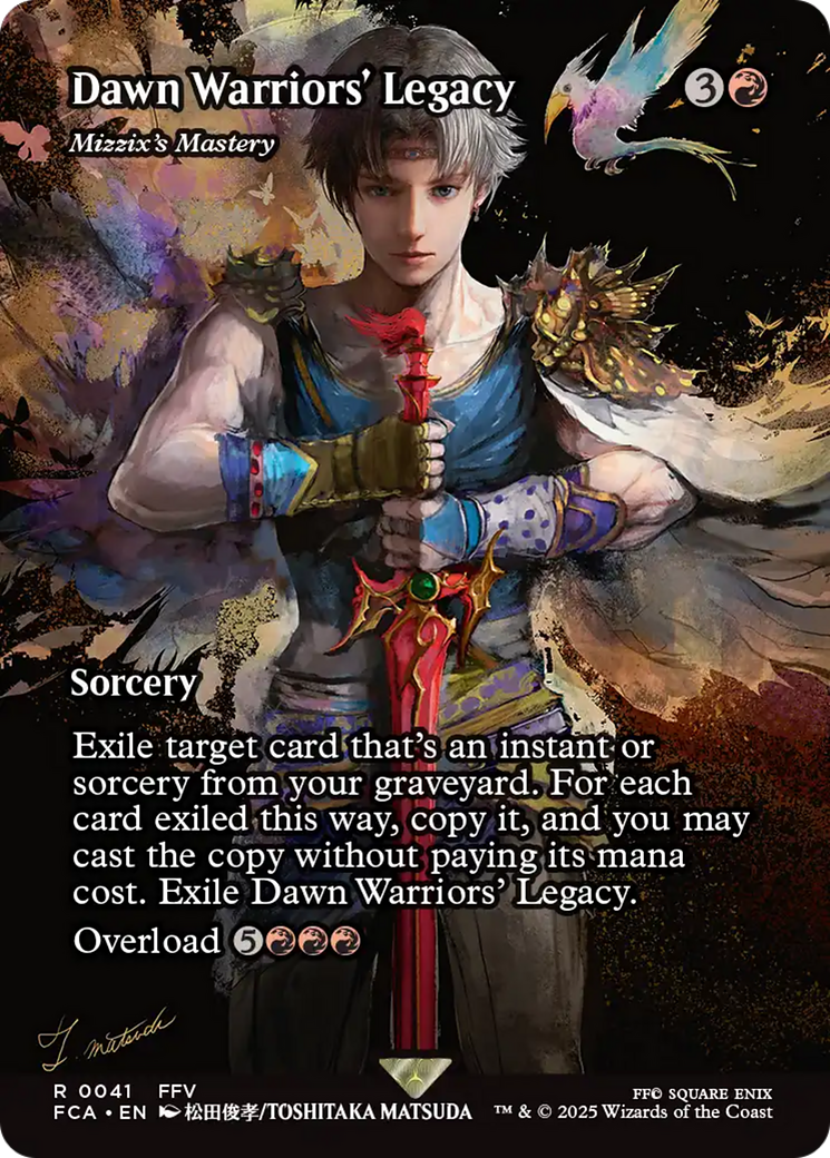 Mizzix's Mastery [FINAL FANTASY: Through the Ages] / Dawn Warriors' Legacy (Borderless) Foil Rare