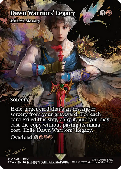Mizzix's Mastery [FINAL FANTASY: Through the Ages] / Dawn Warriors' Legacy (Borderless) Rare