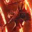 Magmatic Channeler // Magmatic Channeler (AZNR-065) - Zendikar Rising Art Series (Borderless) Foil