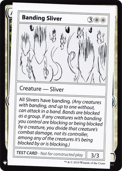 Banding Sliver [Mystery Booster Playtest Cards]