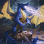 Blue Dragon // Blue Dragon (AAFR-073) - Adventures in the Forgotten Realms Art Series (Borderless)