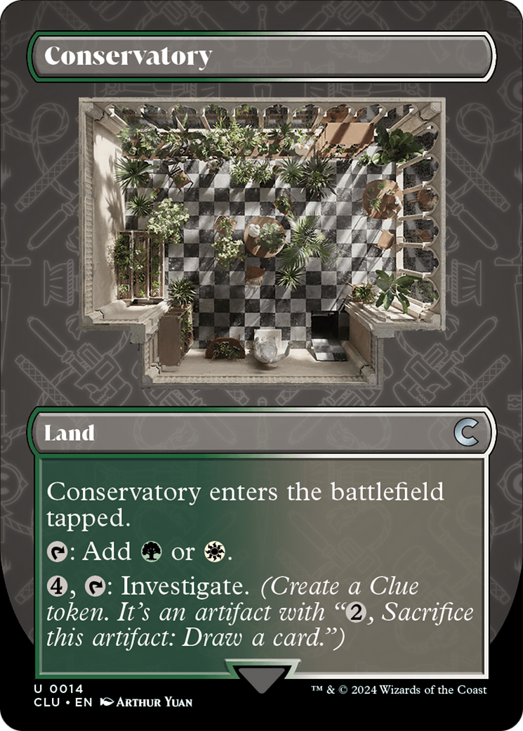 Conservatory (Borderless) [Ravnica: Clue Edition]