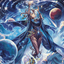 Omniscience // Omniscience (AWOE-078) - Wilds of Eldraine Art Series (Borderless)