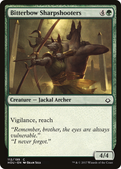 Bitterbow Sharpshooters (HOU-112) - Hour of Devastation Foil