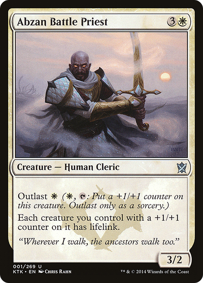 Abzan Battle Priest (KTK-001) - Khans of Tarkir Foil