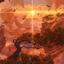 Windswept Heath // Windswept Heath (AZNR-030) - Zendikar Rising Art Series (Borderless)