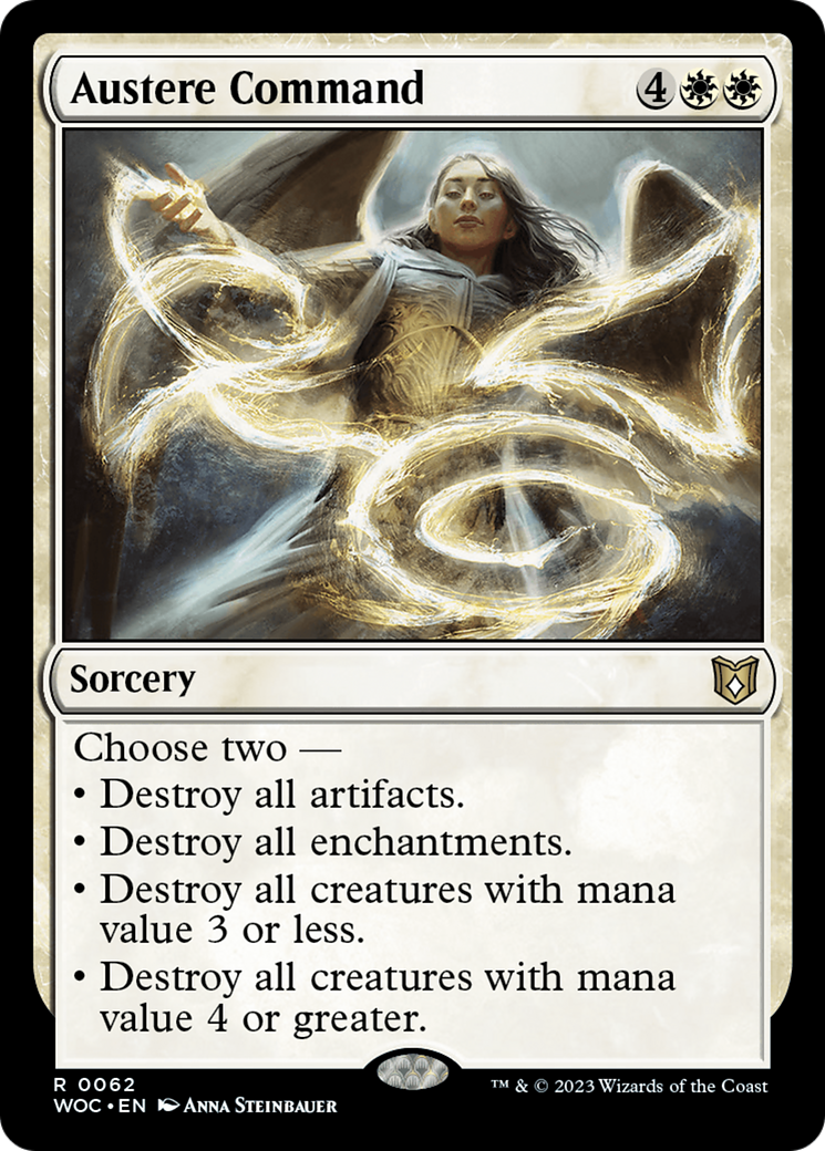 Austere Command [Wilds of Eldraine Commander]