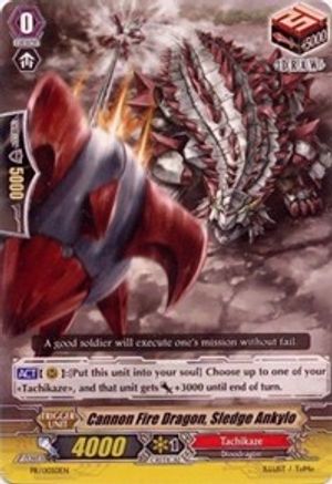 Cannon Fire Dragon, Sledge Ankylo (PR/0050EN) [Promo Cards]
