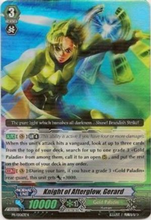 Knight of Afterglow, Gerard (PR/0063EN) [Promo Cards]