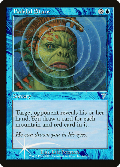 Baleful Stare (7ED-62★) - 7th Edition Foil