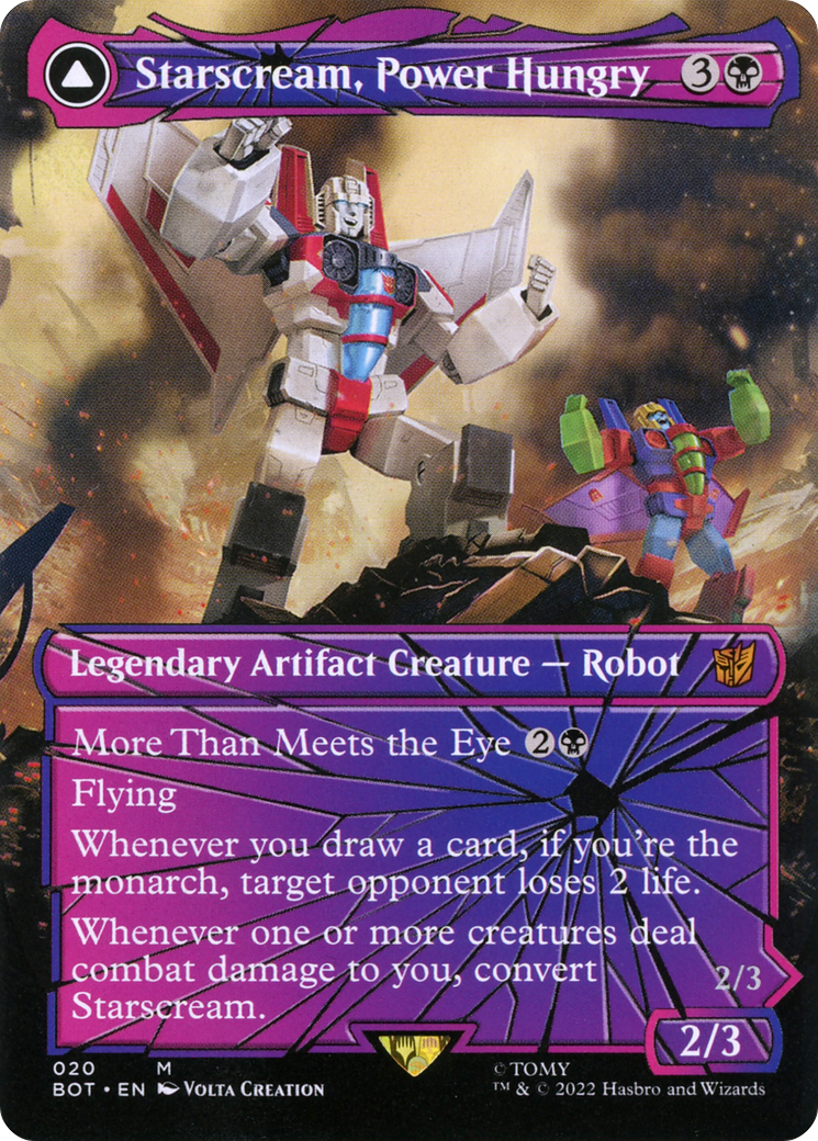 Starscream, Power Hungry // Starscream, Seeker Leader (Shattered Glass) [Transformers]