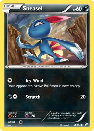 Sneasel (51) [XY - Flashfire]