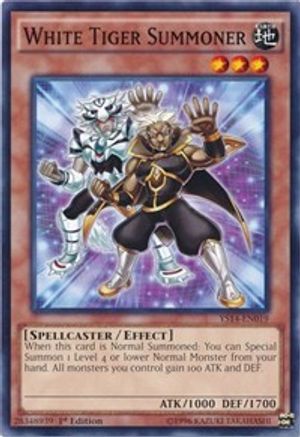 White Tiger Summoner [YS14-EN019] Common