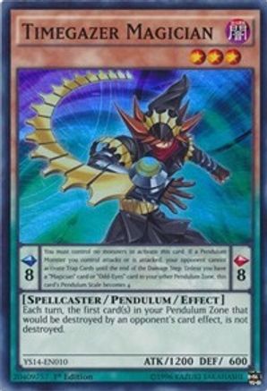 Timegazer Magician [YS14-EN010] Super Rare