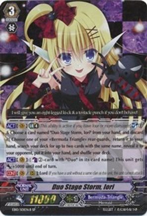 Duo Stage Storm, Iori (Black) (EB10/S01EN-B) [Divas Duet]