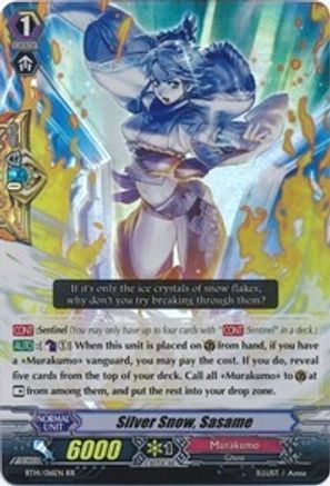 Silver Snow, Sasame (BT14/016EN) [Brilliant Strike]