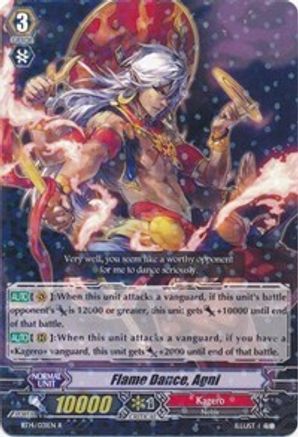 Flame Dance, Agni (BT14/031EN) [Brilliant Strike]