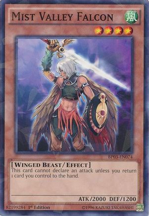 Mist Valley Falcon [BP03-EN074] Shatterfoil Rare