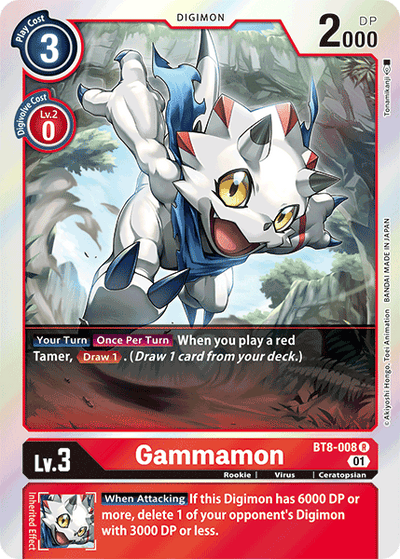 Gammamon [BT8-008] [New Awakening]