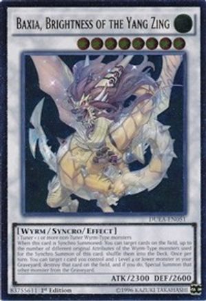 Baxia, Brightness of the Yang Zing (UTR) [DUEA-EN051] Ultimate Rare