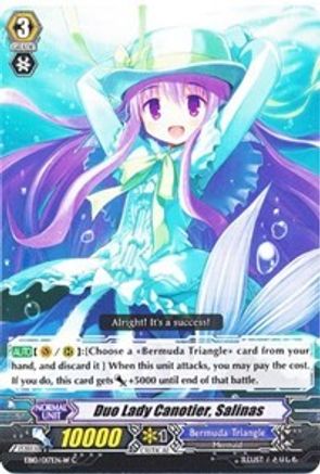 Duo Lady Canotier, Salinas (White) (EB10/017EN-W) [Divas Duet]