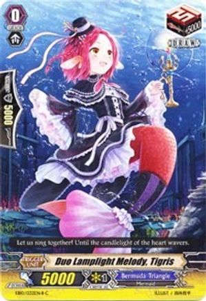 Duo Lamplight Melody, Tigris (Black) (EB10/032EN-B) [Divas Duet]