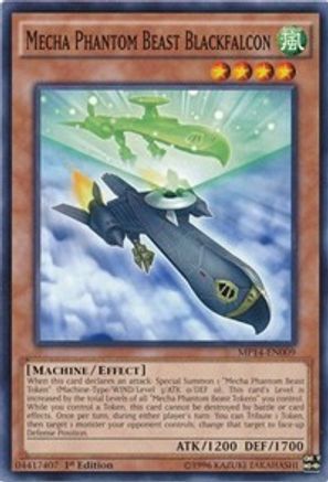 Mecha Phantom Beast Blackfalcon [MP14-EN009] Common