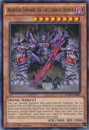 Archfiend Emperor, the First Lord of Horror [MP14-EN084] Rare