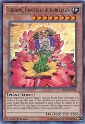 Chirubime, Princess of Autumn Leaves [MP14-EN216] Super Rare