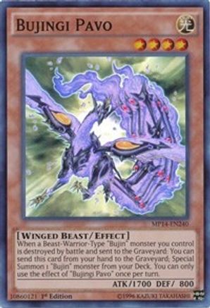 Bujingi Pavo [MP14-EN240] Super Rare