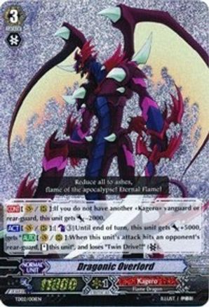 Dragonic Overlord (Foil) (TD02/001EN) [Trial Deck 2: Dragonic Overlord]