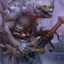 Gray Slaad // Gray Slaad (ACLB-015) - Battle for Baldur's Gate Art Series (Borderless) Foil