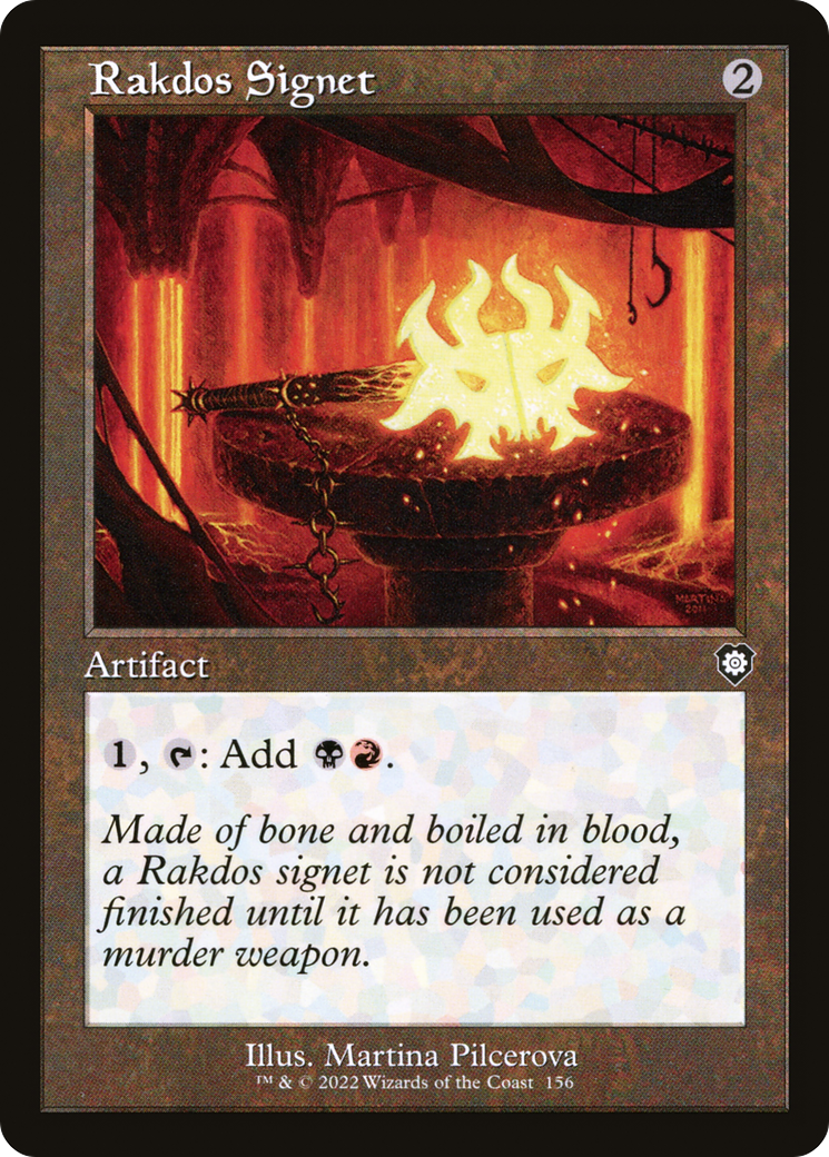Rakdos Signet (Retro) [The Brothers' War Commander]