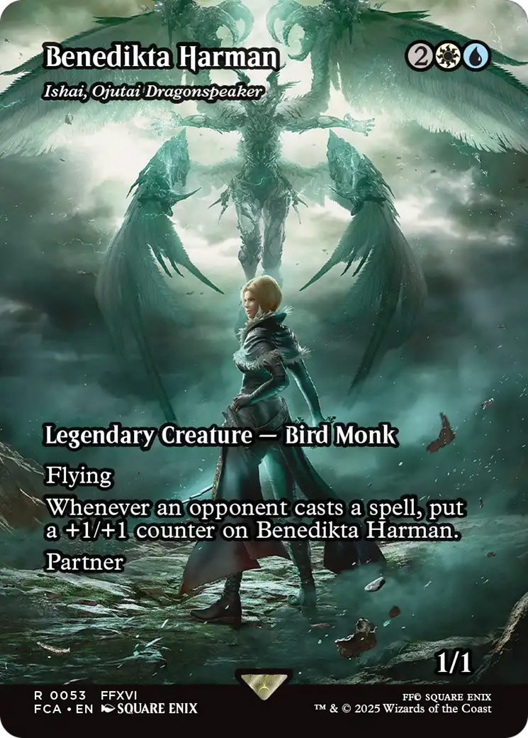 Ishai, Ojutai Dragonspeaker [FINAL FANTASY: Through the Ages] / Benedikta Harman (Borderless) Rare