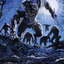 Tovolar, the Midnight Scourge // Tovolar, the Midnight Scourge (AMID-008) - Midnight Hunt Art Series (Borderless)