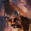 Dragonkin Berserker // Dragonkin Berserker (ASKHM-032) - Art Series: Kaldheim (Borderless)