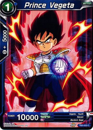 Prince Vegeta (TB3-023) [Clash of Fates]