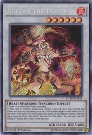 Vulcan the Divine [LC5D-EN249] Secret Rare