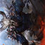 Frenzied Raider // Frenzied Raider (ASKHM-034) - Art Series: Kaldheim (Borderless) Foil
