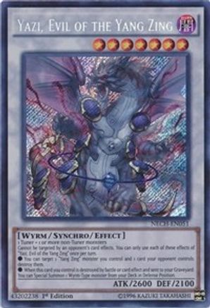 Yazi, Evil of the Yang Zing [NECH-EN051] Secret Rare