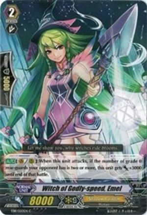 Witch of Godly-speed, Emel (EB11/020EN) [Requiem at Dusk]